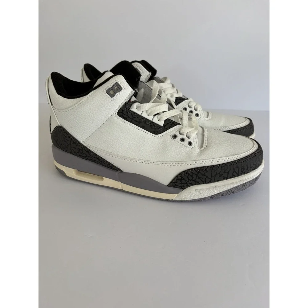 Nike Air Jordan 3 Retro Cement Grey White Men's Size 11 Used W/Box Streetwear OG